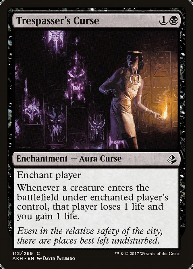 Trespasser's Curse [Amonkhet] | Dragon's Lair Comics and Fantasy Houston TX