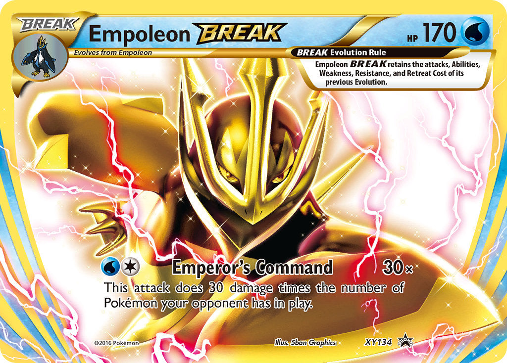 Empoleon BREAK (XY134) [XY: Black Star Promos] | Dragon's Lair Comics and Fantasy Houston TX