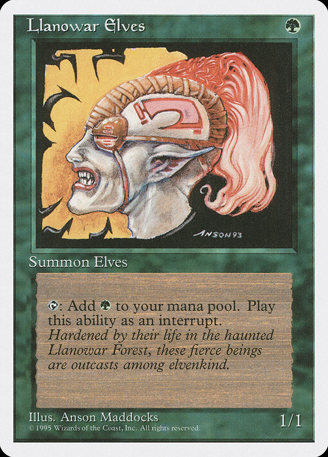 Llanowar Elves [Fourth Edition] | Dragon's Lair Comics and Fantasy Houston TX