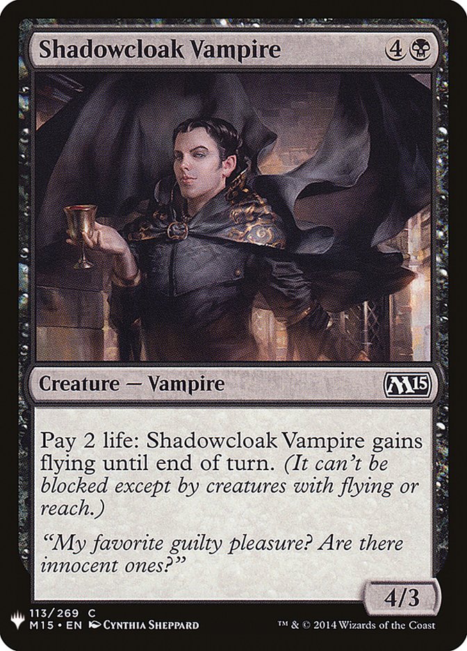 Shadowcloak Vampire [Mystery Booster] | Dragon's Lair Comics and Fantasy Houston TX