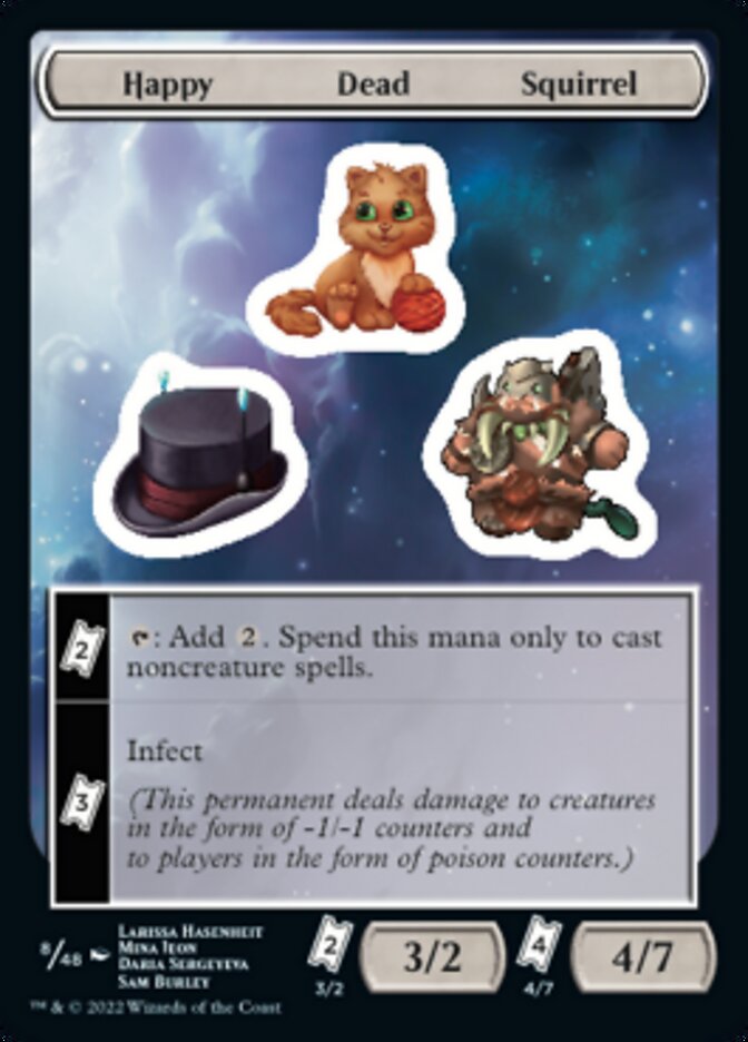 Happy Dead Squirrel [Unfinity Stickers] | Dragon's Lair Comics and Fantasy Houston TX