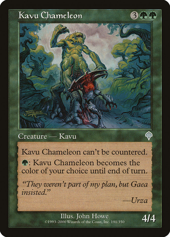 Kavu Chameleon [Invasion] | Dragon's Lair Comics and Fantasy Houston TX