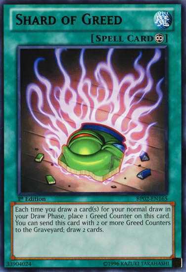 Shard of Greed [BP02-EN165] Mosaic Rare | Dragon's Lair Comics and Fantasy Houston TX
