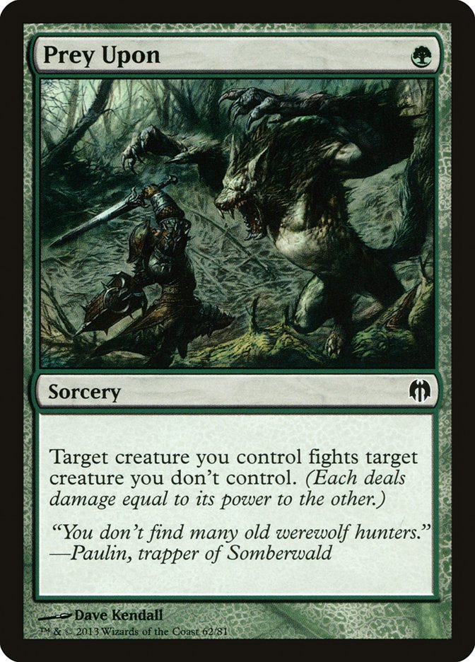 Prey Upon [Duel Decks: Heroes vs. Monsters] | Dragon's Lair Comics and Fantasy Houston TX