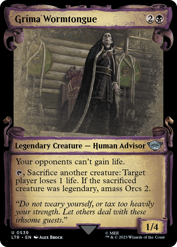 Grima Wormtongue [The Lord of the Rings: Tales of Middle-Earth Showcase Scrolls] | Dragon's Lair Comics and Fantasy Houston TX