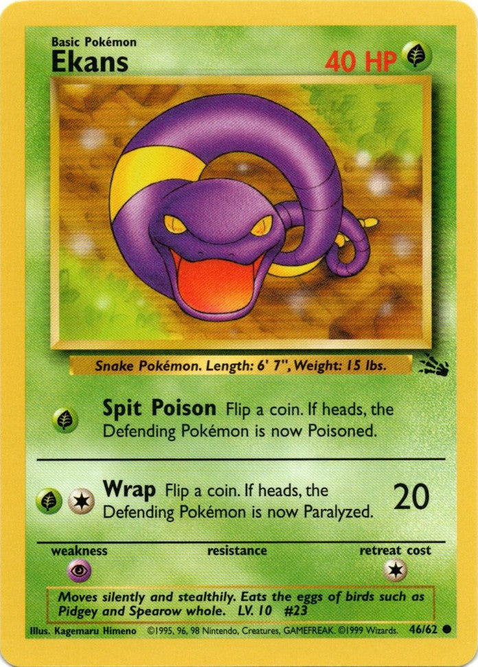 Ekans (46/62) [Fossil Unlimited] | Dragon's Lair Comics and Fantasy Houston TX