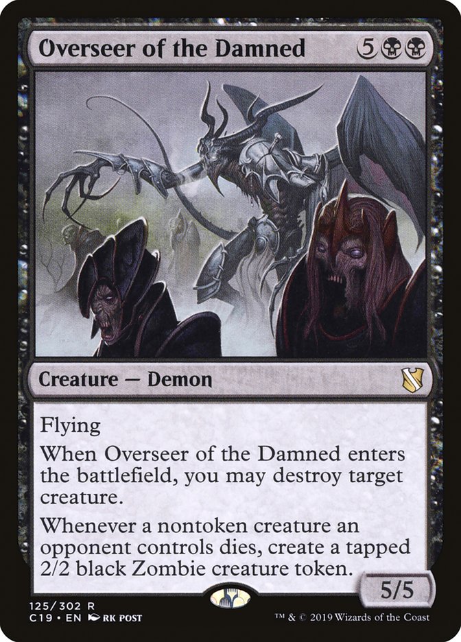 Overseer of the Damned [Commander 2019] | Dragon's Lair Comics and Fantasy Houston TX