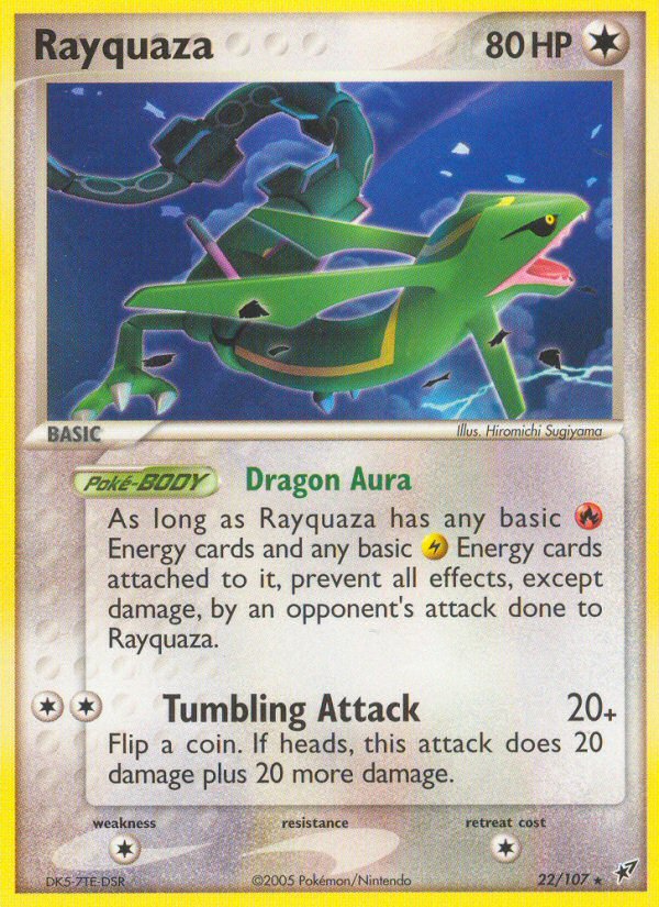 Rayquaza (22/107) [EX: Deoxys] | Dragon's Lair Comics and Fantasy Houston TX