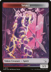 Monk // Spirit (13) Double-Sided Token [March of the Machine Tokens] | Dragon's Lair Comics and Fantasy Houston TX