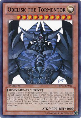 Obelisk the Tormentor [BP01-EN021] Rare | Dragon's Lair Comics and Fantasy Houston TX