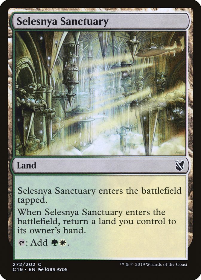 Selesnya Sanctuary [Commander 2019] | Dragon's Lair Comics and Fantasy Houston TX