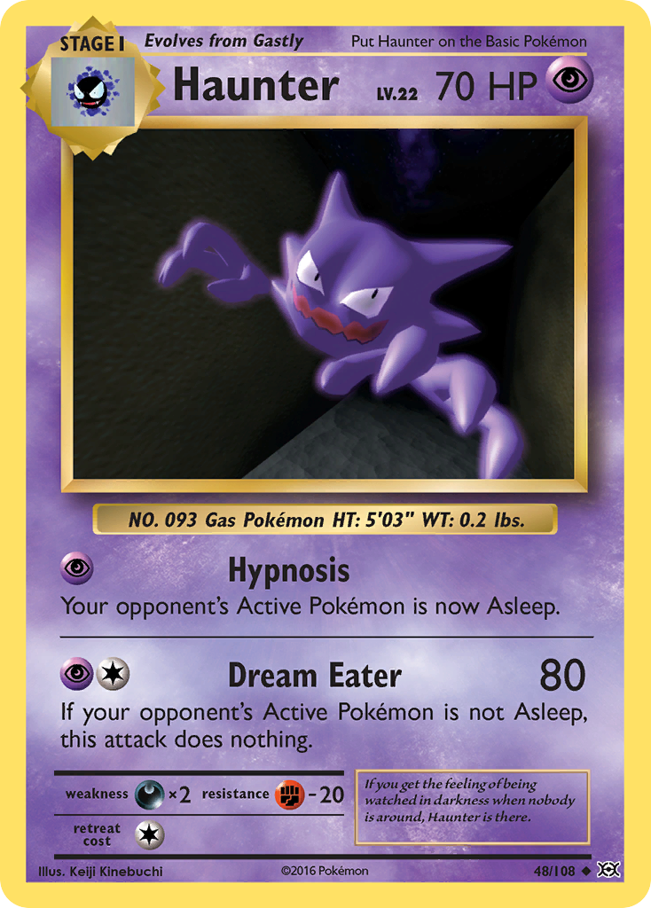 Haunter (48/108) [XY: Evolutions] | Dragon's Lair Comics and Fantasy Houston TX