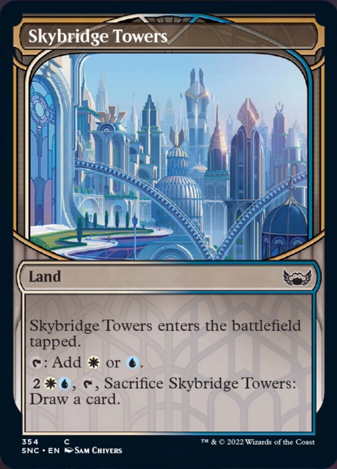 Skybridge Towers (Showcase Skyscraper) [Streets of New Capenna] | Dragon's Lair Comics and Fantasy Houston TX