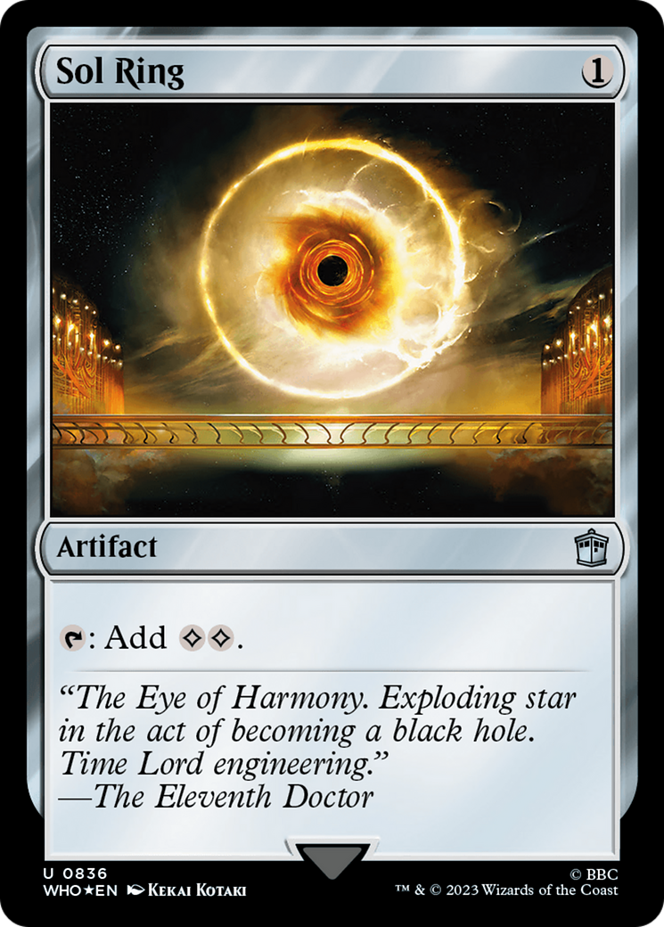 Sol Ring (Surge Foil) [Doctor Who] | Dragon's Lair Comics and Fantasy Houston TX