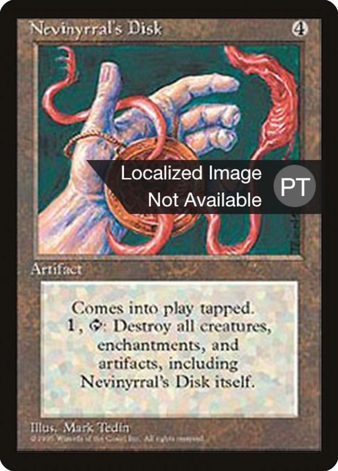 Nevinyrral's Disk [Fourth Edition (Foreign Black Border)] | Dragon's Lair Comics and Fantasy Houston TX
