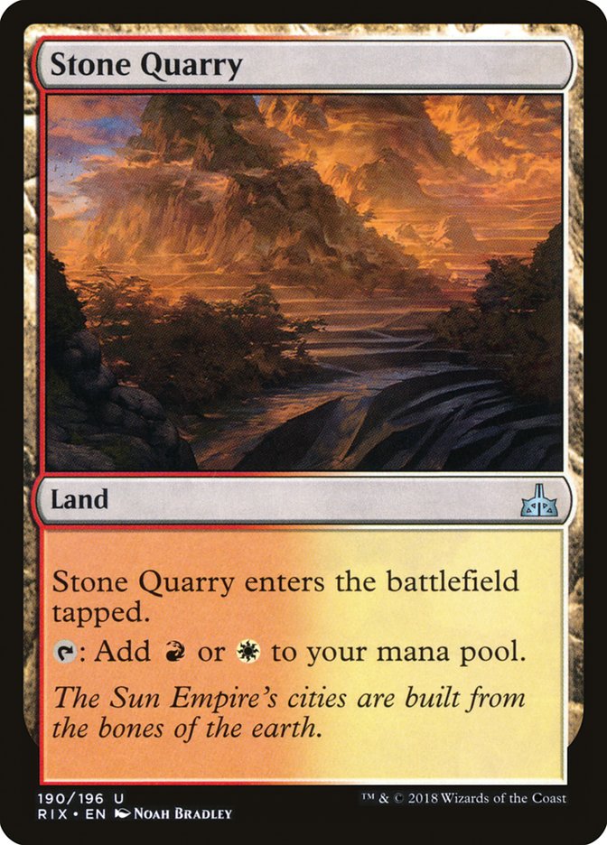 Stone Quarry [Rivals of Ixalan] | Dragon's Lair Comics and Fantasy Houston TX