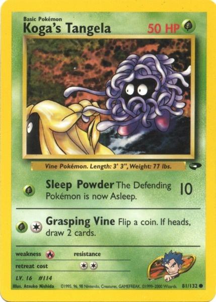 Koga's Tangela (81/132) [Gym Challenge Unlimited] | Dragon's Lair Comics and Fantasy Houston TX