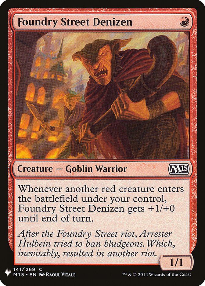 Foundry Street Denizen [Mystery Booster] | Dragon's Lair Comics and Fantasy Houston TX