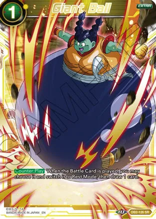 Giant Ball (Gold Stamped) (DB2-126) [Mythic Booster] | Dragon's Lair Comics and Fantasy Houston TX