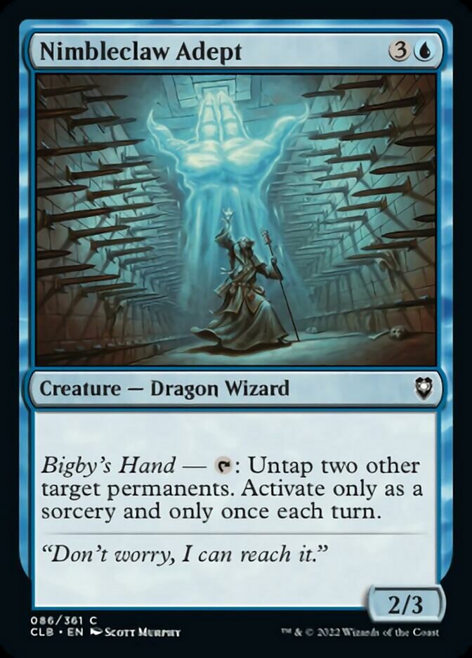 Nimbleclaw Adept [Commander Legends: Battle for Baldur's Gate] | Dragon's Lair Comics and Fantasy Houston TX