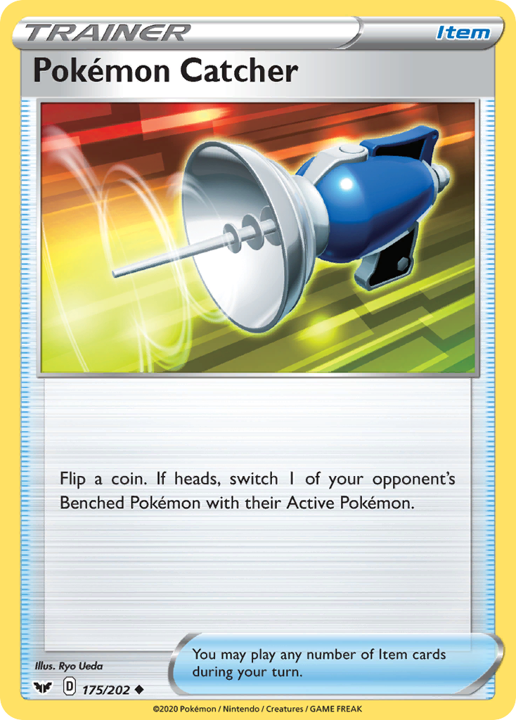 Pokemon Catcher (175/202) [Sword & Shield: Base Set] | Dragon's Lair Comics and Fantasy Houston TX