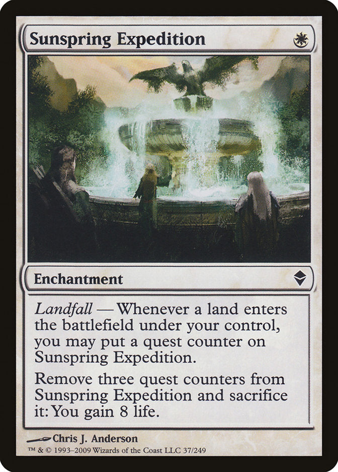 Sunspring Expedition [Zendikar] | Dragon's Lair Comics and Fantasy Houston TX