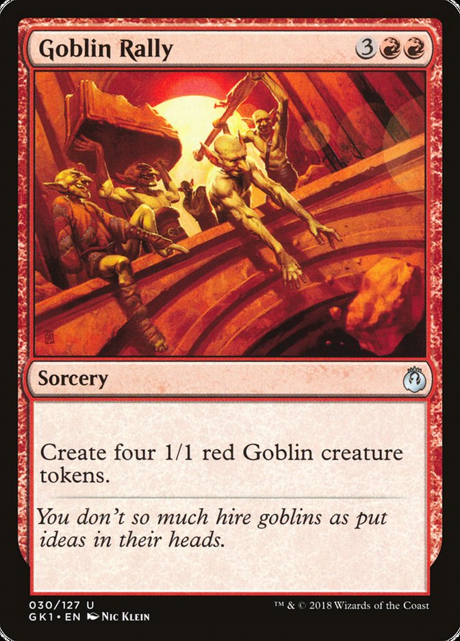 Goblin Rally [Guilds of Ravnica Guild Kit] | Dragon's Lair Comics and Fantasy Houston TX