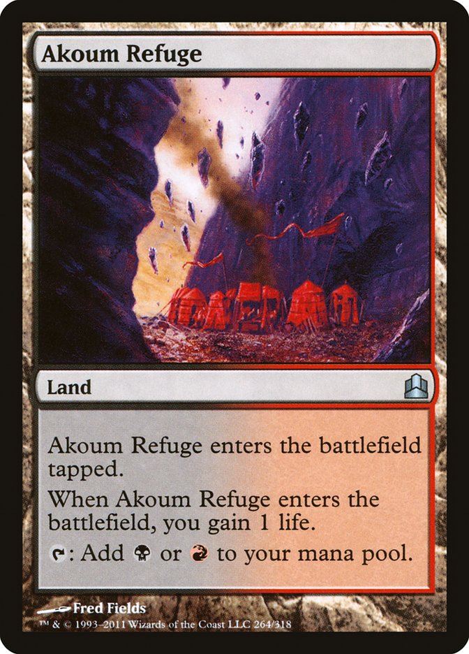 Akoum Refuge [Commander 2011] | Dragon's Lair Comics and Fantasy Houston TX