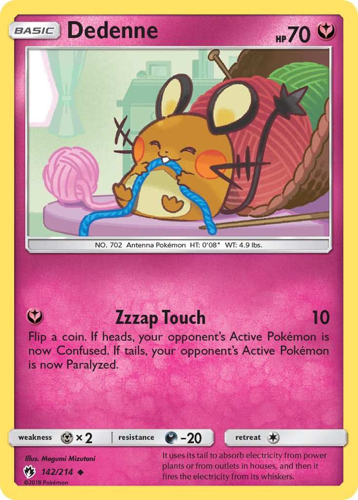 Dedenne (142/214) [Sun & Moon: Lost Thunder] | Dragon's Lair Comics and Fantasy Houston TX