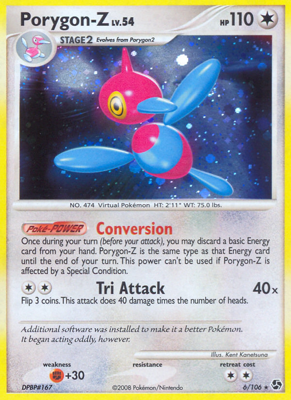 Porygon-Z (6/106) [Diamond & Pearl: Great Encounters] | Dragon's Lair Comics and Fantasy Houston TX