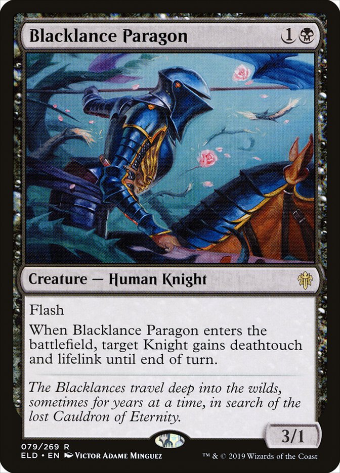 Blacklance Paragon [Throne of Eldraine] | Dragon's Lair Comics and Fantasy Houston TX