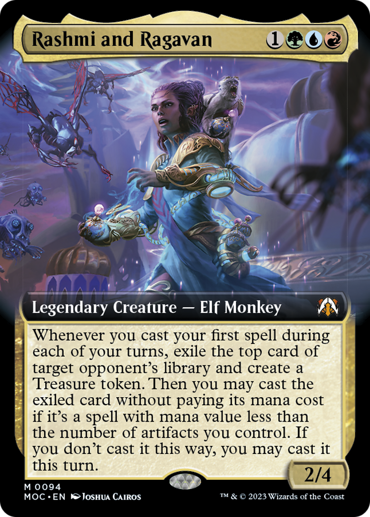 Rashmi and Ragavan (Extended Art) [March of the Machine Commander] | Odin's Place