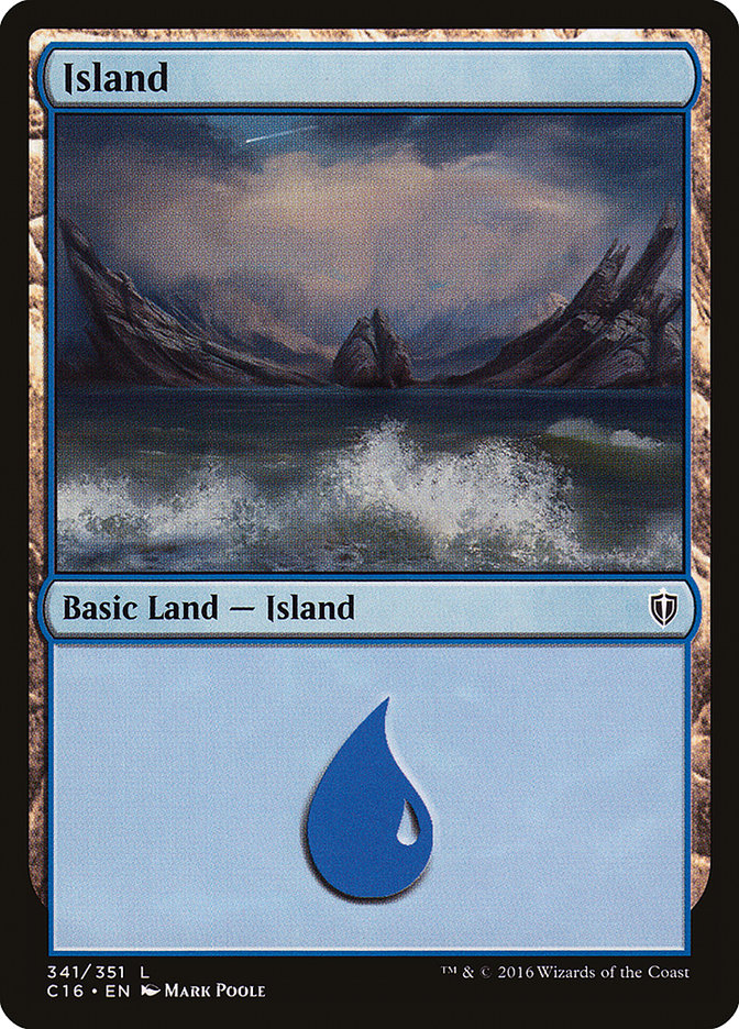 Island (341) [Commander 2016] | Dragon's Lair Comics and Fantasy Houston TX