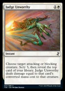 Judge Unworthy [Time Spiral Remastered] | Dragon's Lair Comics and Fantasy Houston TX