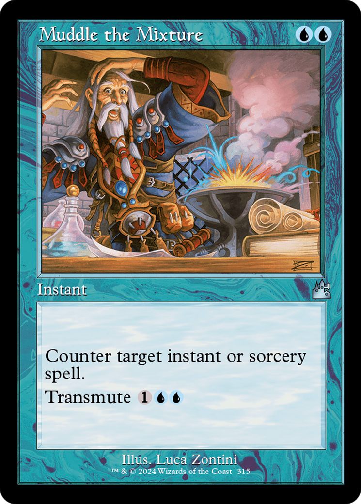 Muddle the Mixture (Retro Frame) [Ravnica Remastered] | Dragon's Lair Comics and Fantasy Houston TX
