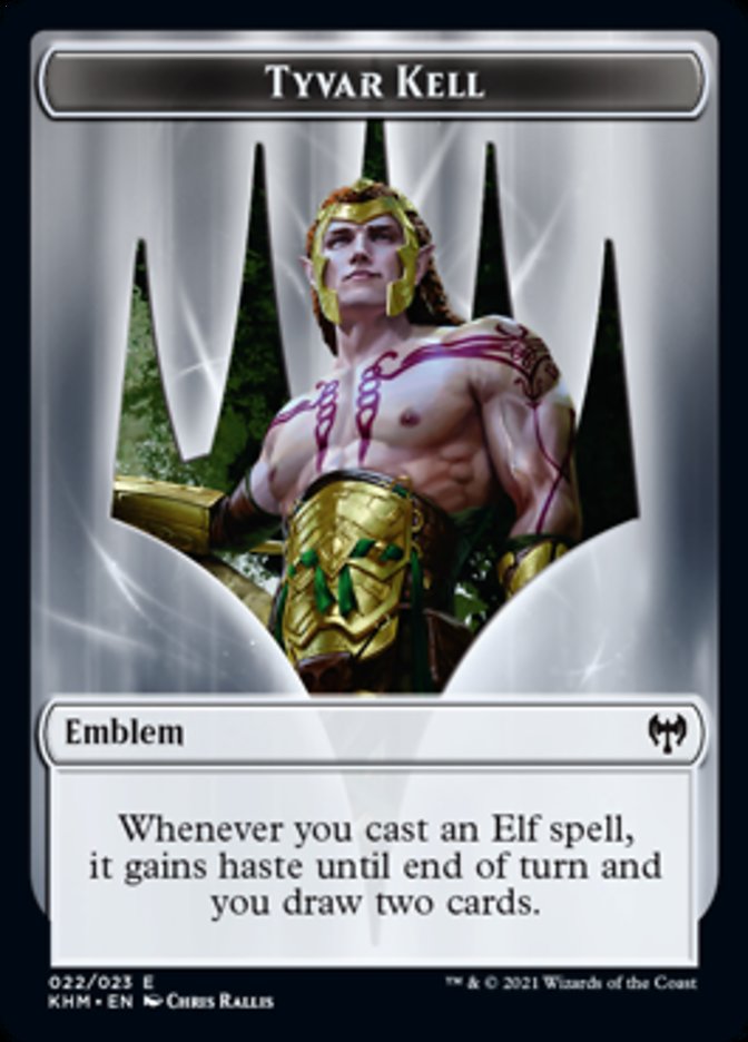 Tyvar Kell Emblem [Kaldheim Tokens] | Dragon's Lair Comics and Fantasy Houston TX
