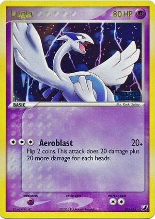 Lugia (29/115) (Stamped) [EX: Unseen Forces] | Dragon's Lair Comics and Fantasy Houston TX