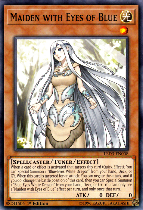 Maiden with Eyes of Blue [LED3-EN008] Common | Dragon's Lair Comics and Fantasy Houston TX