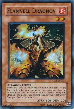 Flamvell Dragnov [HA01-EN007] Super Rare | Dragon's Lair Comics and Fantasy Houston TX