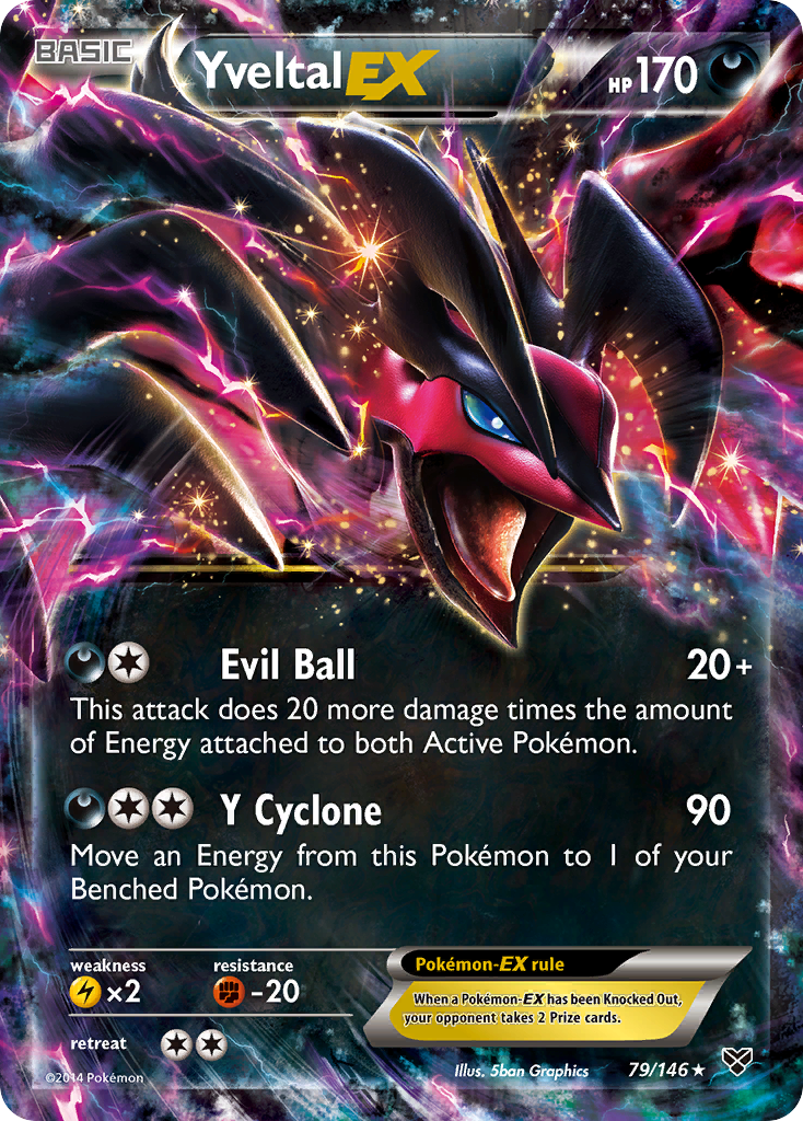 Yveltal EX (79/146) [XY: Base Set] | Dragon's Lair Comics and Fantasy Houston TX