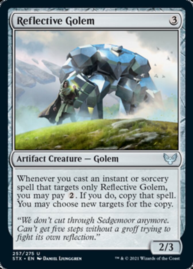 Reflective Golem [Strixhaven: School of Mages] | Dragon's Lair Comics and Fantasy Houston TX