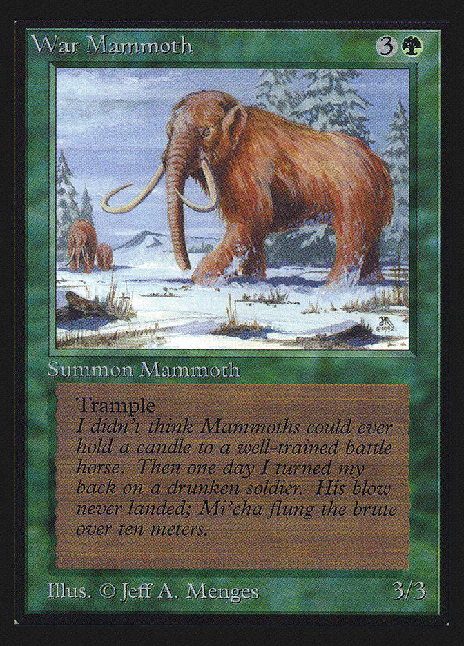 War Mammoth [International Collectors' Edition] | Dragon's Lair Comics and Fantasy Houston TX