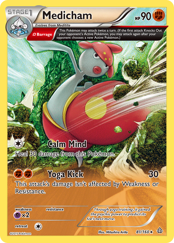 Medicham (81/160) [XY: Primal Clash] | Dragon's Lair Comics and Fantasy Houston TX