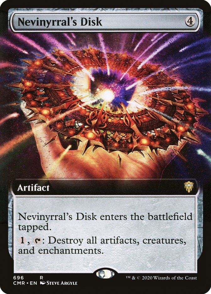 Nevinyrral's Disk (Extended Art) [Commander Legends] | Dragon's Lair Comics and Fantasy Houston TX
