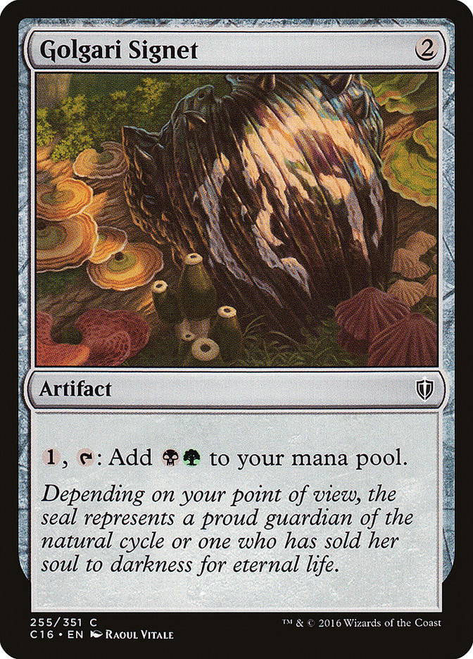 Golgari Signet [Commander 2016] | Dragon's Lair Comics and Fantasy Houston TX