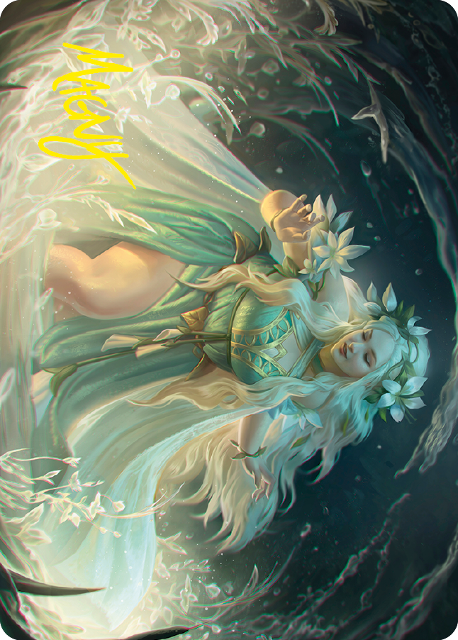 Goldberry, River-Daughter Art Card (Gold-Stamped Signature) [The Lord of the Rings: Tales of Middle-earth Art Series] | Dragon's Lair Comics and Fantasy Houston TX