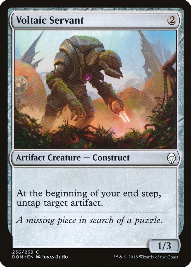 Voltaic Servant [Dominaria] | Dragon's Lair Comics and Fantasy Houston TX