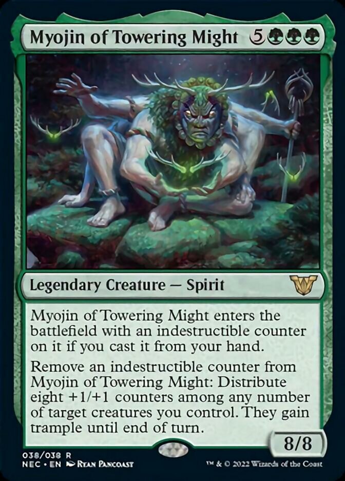 Myojin of Towering Might [Kamigawa: Neon Dynasty Commander] | Dragon's Lair Comics and Fantasy Houston TX