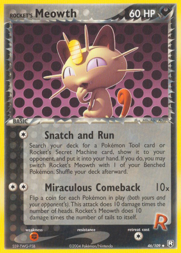 Rocket's Meowth (46/109) [EX: Team Rocket Returns] | Dragon's Lair Comics and Fantasy Houston TX