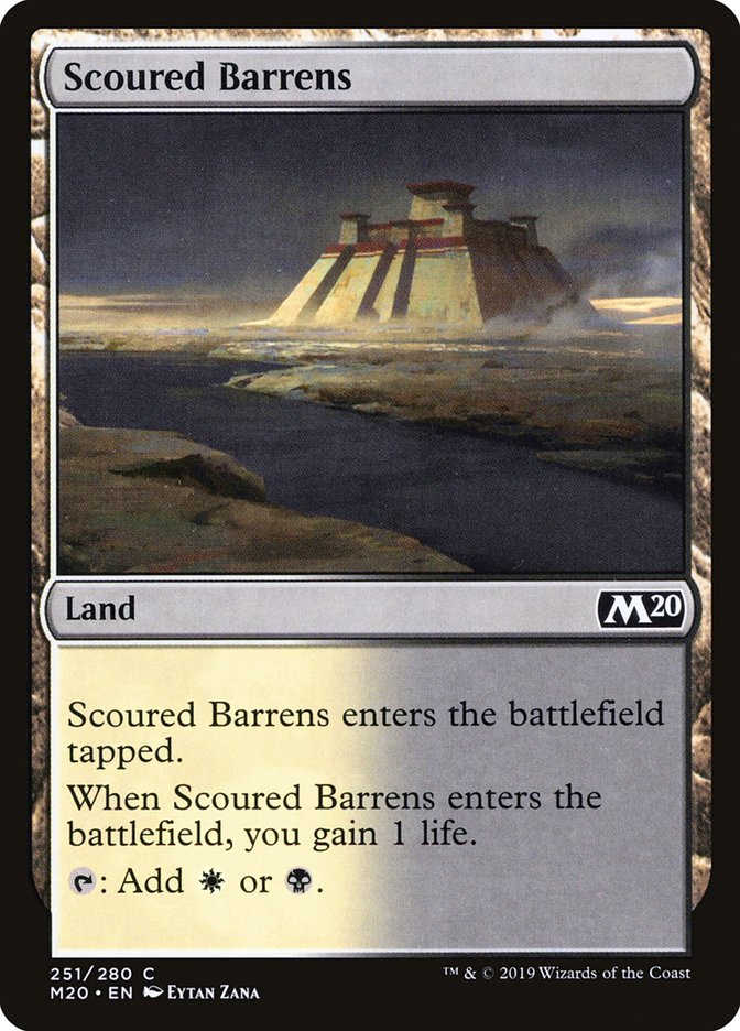 Scoured Barrens [Core Set 2020] | Dragon's Lair Comics and Fantasy Houston TX
